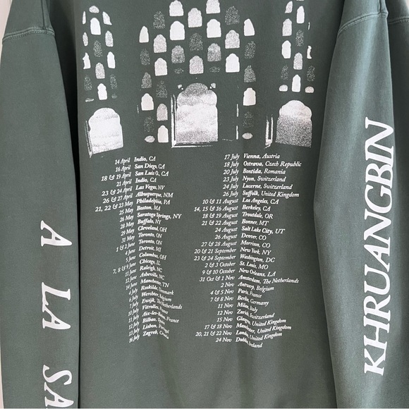 EUC Khruangbin A La Sala Green Hoodie 2XL XXL - Picture 9 of 13